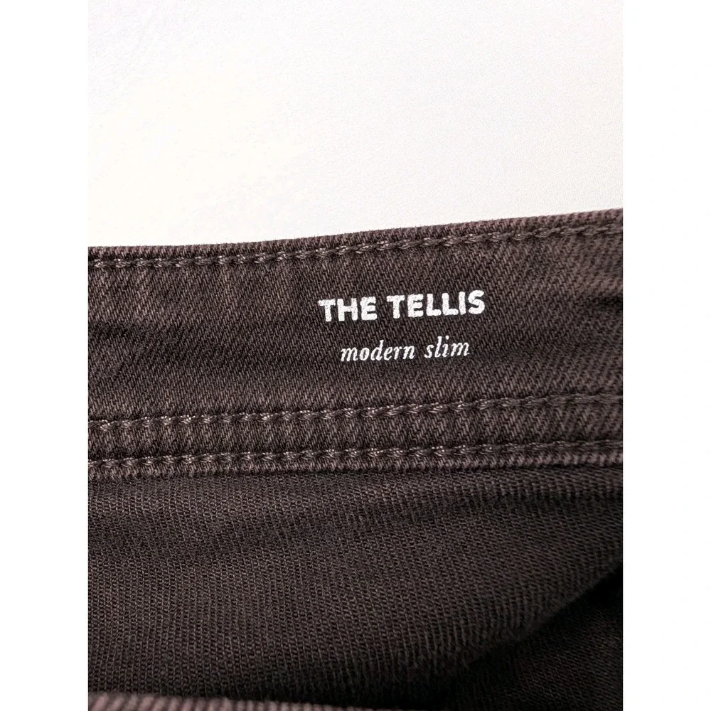 AG Adriano Goldschmied The Tellis Jeans Mens 36R Brown Modern Slim Fit Denim